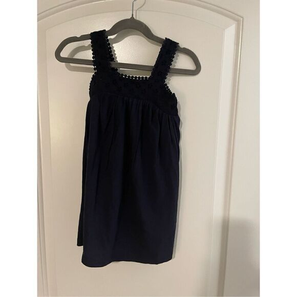 New Gap navy eyelet sundress size 3T - Picture 1 of 3